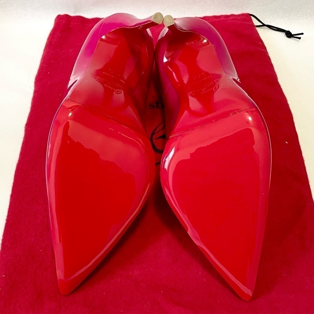 Christian Louboutin So Kate 100mm stiletto, hot pink, patent leather EU38.5 - Picture 6 of 9